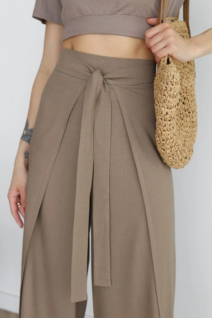 JULIANNA™ LOOSE FIT LINEN TROUSERS